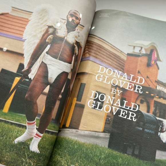 Interview Magazine, Spring 2022 Donald Glover Cover, The Watching Issue, Fashion - Picture 5 of 6